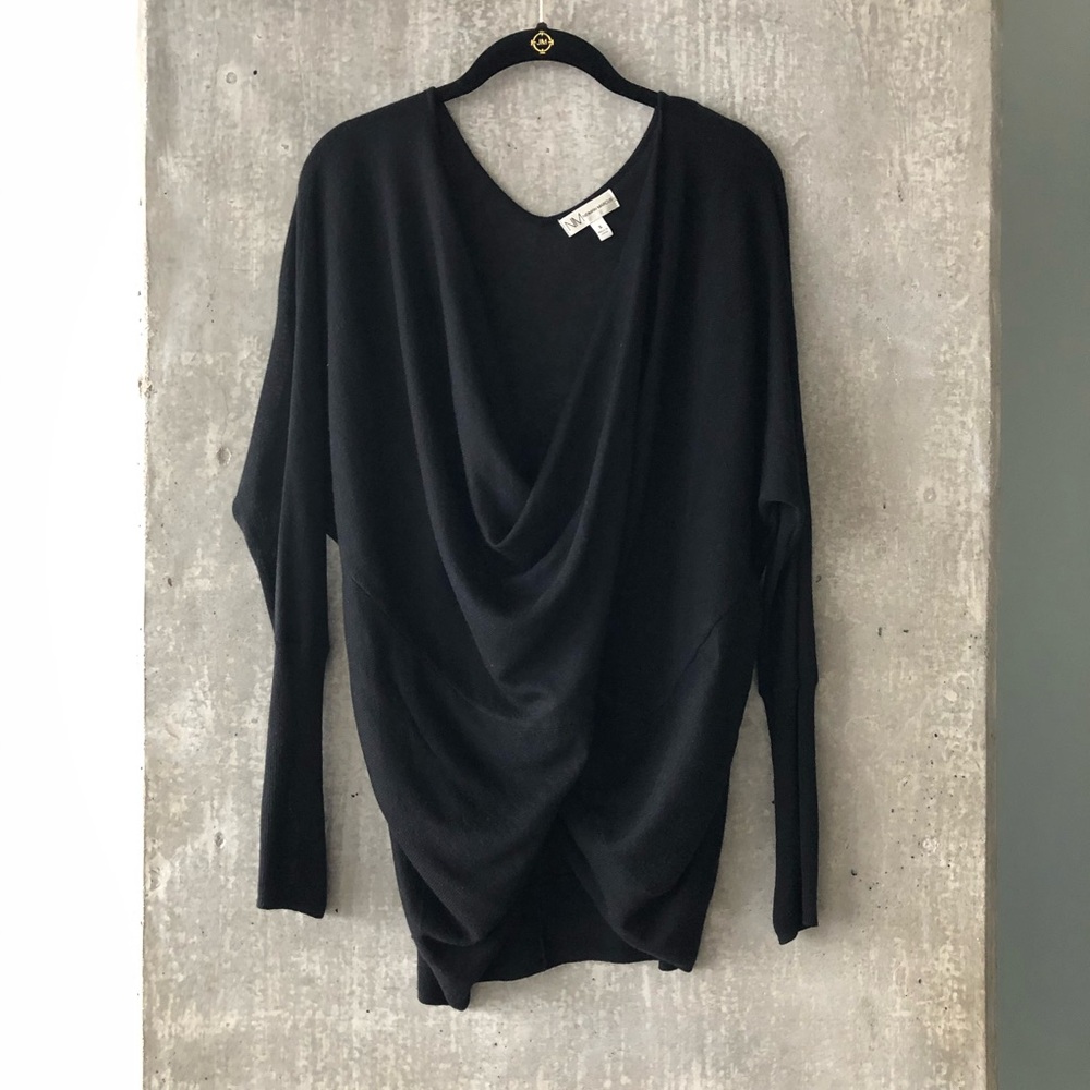 Neiman Marcus versatile and lightweight wrap 85% cashmere wrap sweater.